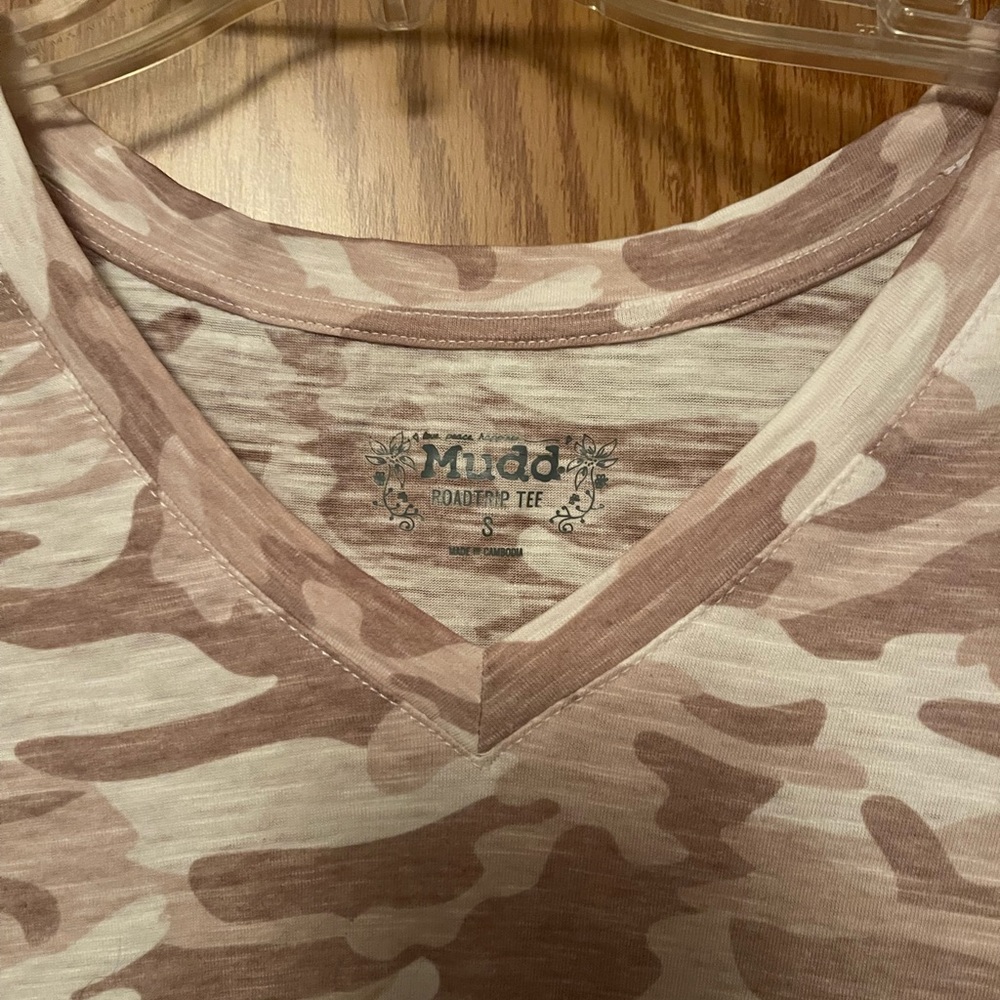 Light Pink Camouflage T-shirt.